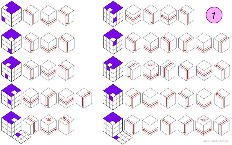 кубик рубика 3х3 схема сборки видео